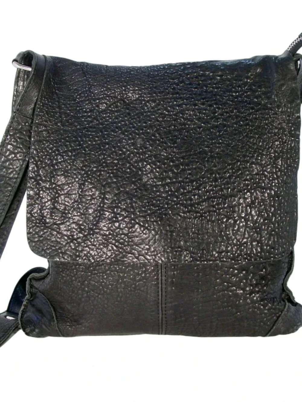 MAXON COLLECTION $249 Texas Nappa Leather Messenger Crossbody Bag -Made in ITALY - Picture 2 of 9